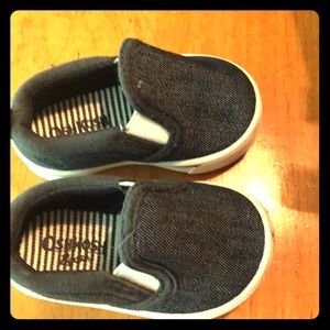 Oshkosh baby slip on shoes navy size 3